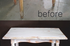 tavolo shabby chic