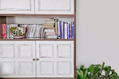 libreria soggiorno shabby chic