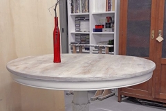 tavolo rotondo shabby chic
